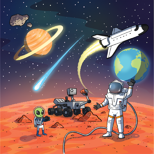 Gra planszowa Rebel BrainBox: Pocket Kosmos (5902650616653) - obraz 6