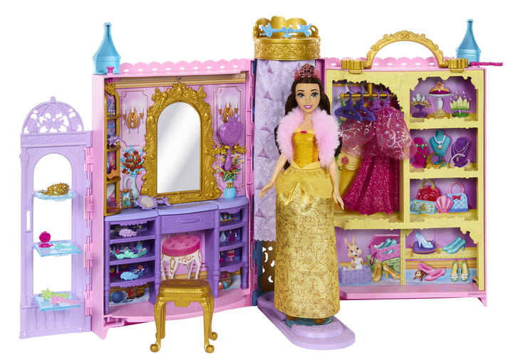 Ігровий набір Mattel Disney Princess Гардеробна Принцеси HXC20 (0194735225767) - зображення 10