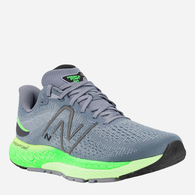 Buty do biegania męskie New Balance Fresh Foam x 880v12 M880E12 42 (8.5US) 26.5 cm Szary/Zielony (195907603680) - obraz 2