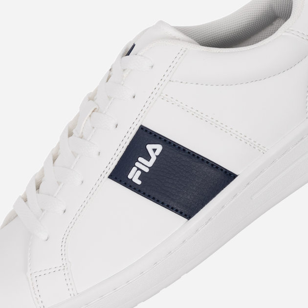 Sneakersy męskie do kostki Fila Crosscourt Line FFM0298-13037 44 (10.5US) 28.5 cm Biały/Granatowy (8720905006939) - obraz 7