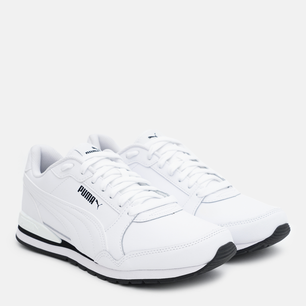 Buty sportowe męskie skórzane na platformie do kostki Puma St Runner V3 L 38485501 46 (11UK) 30 cm Białe (4064536339498) - obraz 2