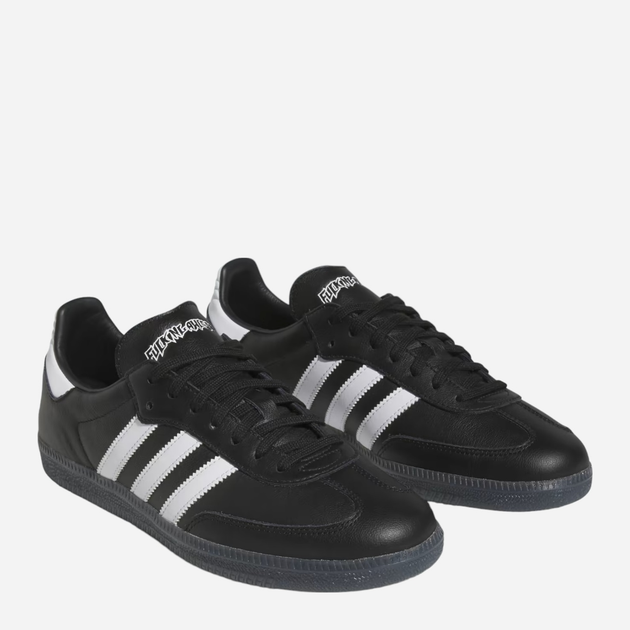 Sneakersy damskie ze skóry naturalnej adidas FA Samba ID7339 38.5 (5.5UK) 24 cm Czarne (4066754034568) - obraz 2