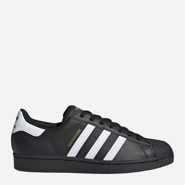 Sneakersy męskie ze skóry naturalnej adidas Originals Superstar EG4959 43.5 (UK 9) Czarne (4062051419121) - obraz 1