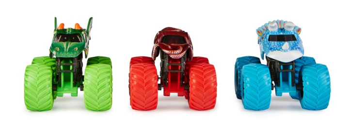Zestaw samochodów Spin Master Monster Jam Charged Beasts 3 szt (0778988346044) - obraz 6