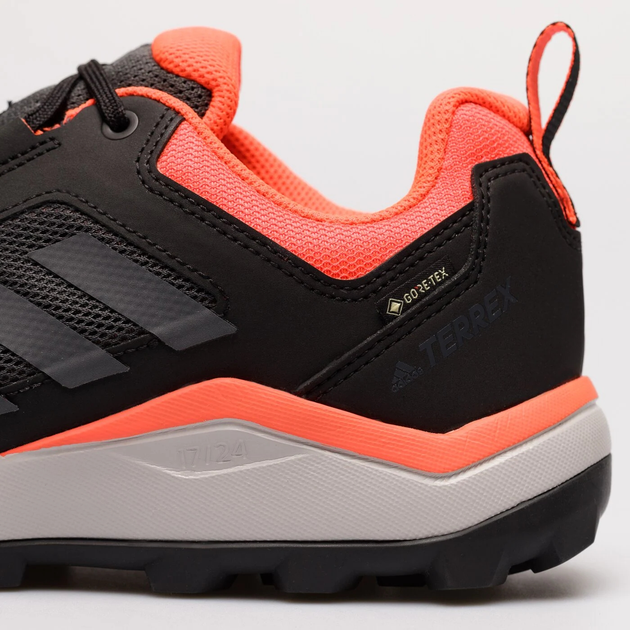 Чоловічі кросівки для бігу з Gore-Tex adidas Terrex Tracerocker 2 Gtx GZ8909 41.5 Чорний/Помаранчевий (4065419795752) - зображення 8