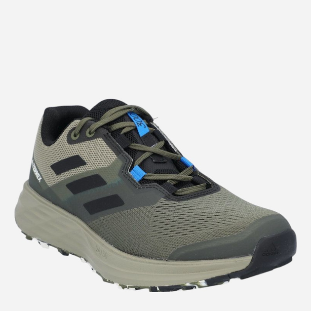 Чоловічі кросівки для бігу adidas Terrex Two Flow H05844 44.5 Оливкові (4065418078795) - зображення 2