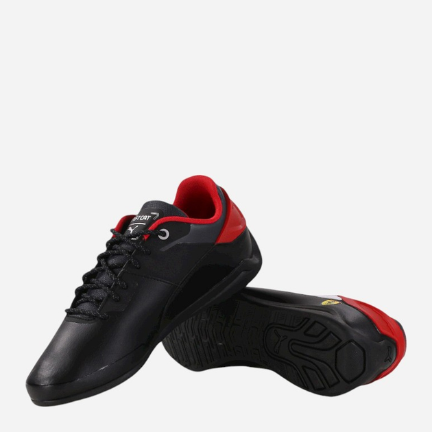 Чоловічі кросівки Puma Ferrari Drift Cat Delta 306864-04 45 Чорний/Червоний/Білий (4064536066066) - зображення 5