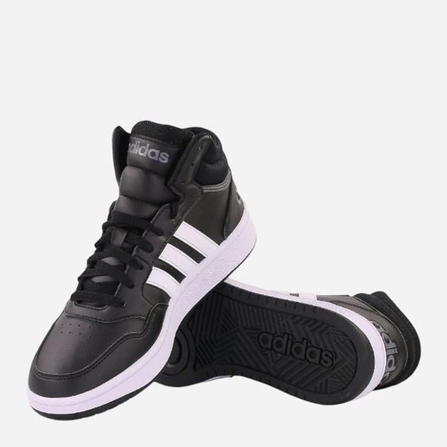 Trzewiki męskie adidas Hoops 3.0 Mid GW3020 47.5 Czarne (4065418428460) - obraz 2