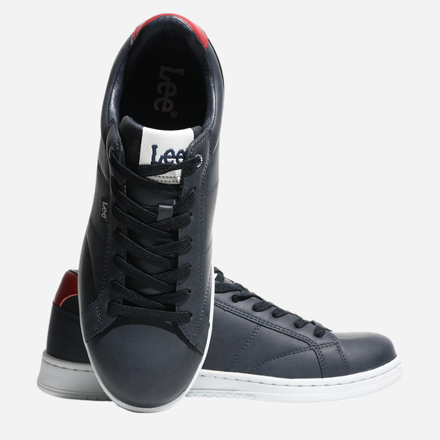 Sneakersy męskie Lee Dennis Low 50241029.29Y 40 Ciemnogranatowe (5400821962238) - obraz 3