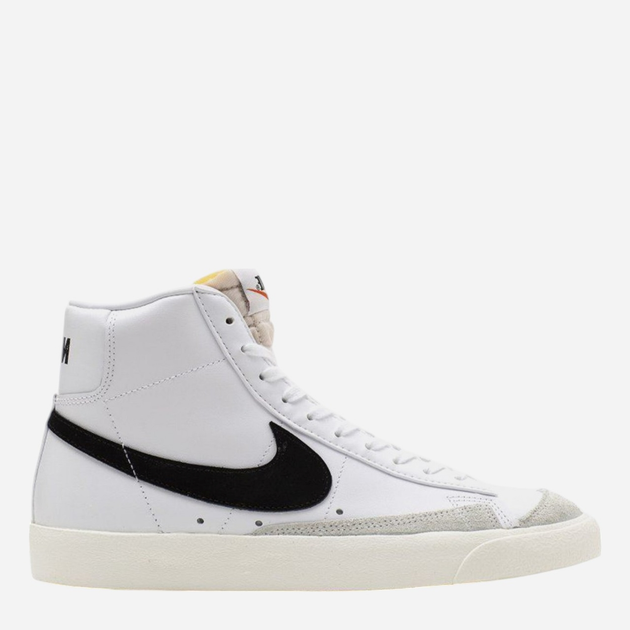 Sneakersy męskie skórzane Nike Blazer Mid '77 Vintage BQ6806-100 45 Białe (192499280305) - obraz 1