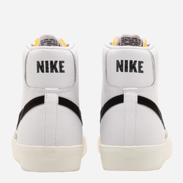 Sneakersy męskie skórzane Nike Blazer Mid '77 Vintage BQ6806-100 45.5 Białe (192499280312) - obraz 4