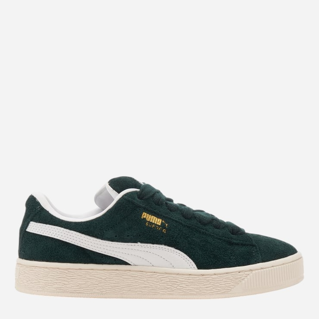 Чоловічі кеди низькі Puma Suede XL Hairy 39724102 43 Темно-зелені (4099685848652) - зображення 1