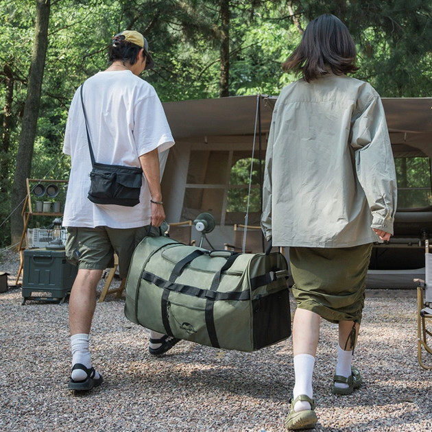 Сумка-баул для зберігання портативна Naturehike NH21LX003, чорний - изображение 2