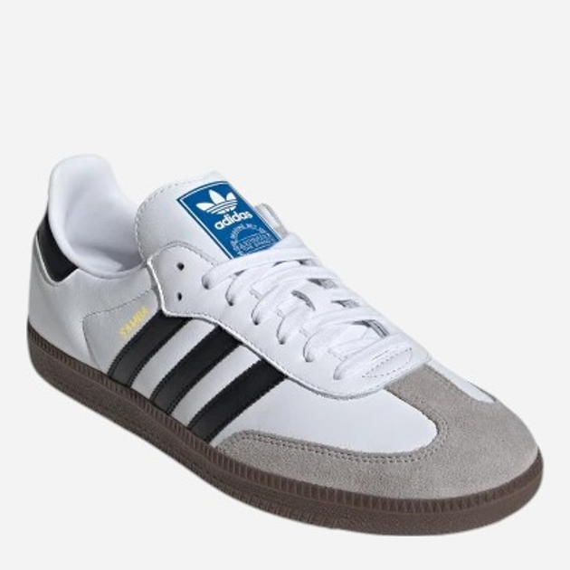 Sneakersy męskie do kostki adidas Originals Samba OG B75806 41 Białe (4059809047071) - obraz 3