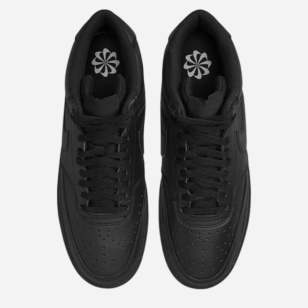 Чоловічі кеди високі Nike Court Vision Mid Nn DN3577-003 44 (10US) Чорні (196149689784) - зображення 4