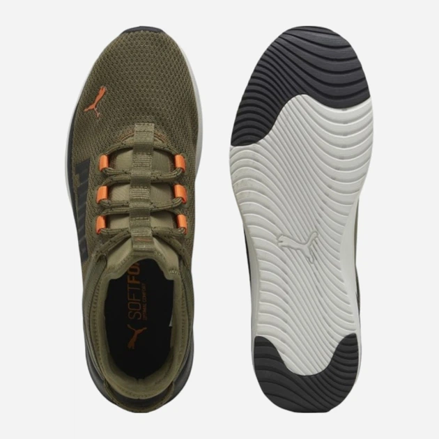 Buty do biegania męskie Puma Softride Astro Slip Hyperwave 378800-02 42 (8UK) Oliwkowe (4065454946690) - obraz 5