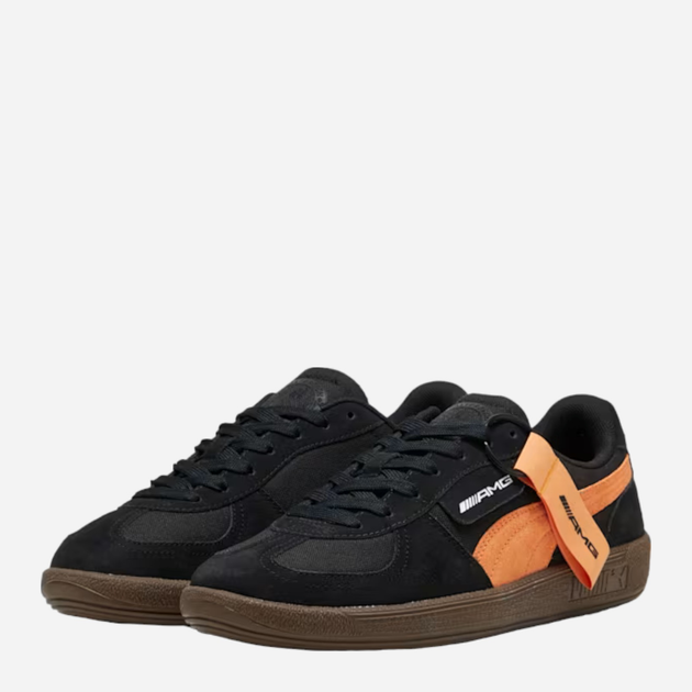 Чоловічі кеди низькі Puma AMG Palermo 397652-01 44 (9.5UK) Чорний/Помаранчевий (4067979541510) - зображення 4