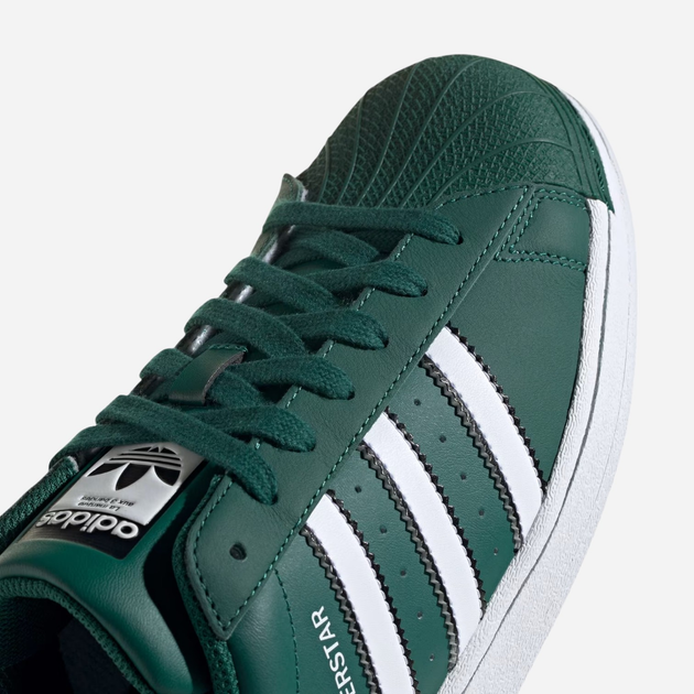 Чоловічі кеди низькі adidas Originals Superstar IF3633 46 (11UK) Зелені (4066764430121) - зображення 7