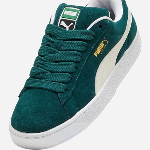 Чоловічі кеди низькі Puma Suede XL 39520521 47 (12UK) Зелені (4067979682657) - зображення 4