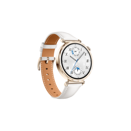 Смар часы HUAWEI Watch GT 5 41 mm белые (кожаный ремешок) - Фото 4 Смар часы HUAWEI Watch GT 5 41 mm белые (кожаный ремешок) - изображение 4