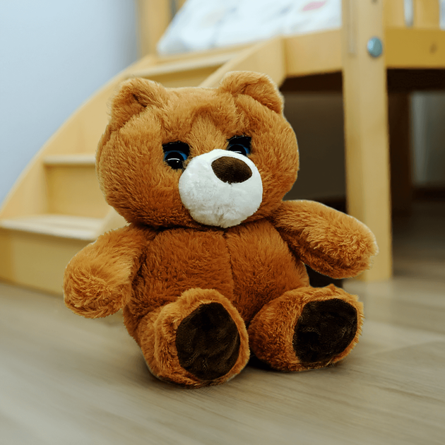 М'яка іграшка Limo Toy Ведмедик Брауні «Пухнасті друзі» коричневий, (25 см), укр. озвучка M5952UA - зображення 5