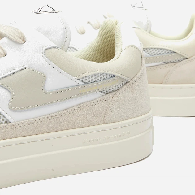 Sneakersy męskie do kostki S.W.C Pearl S-Strike Suede Mix YA09136 43 Nude (5056454545678) - obraz 5