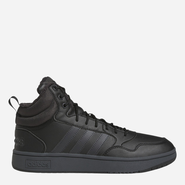 Чоловічі черевики adidas Hoops 3.0 Mid WTR GW6421 46.5 Чорні (4065427821788) - зображення 1