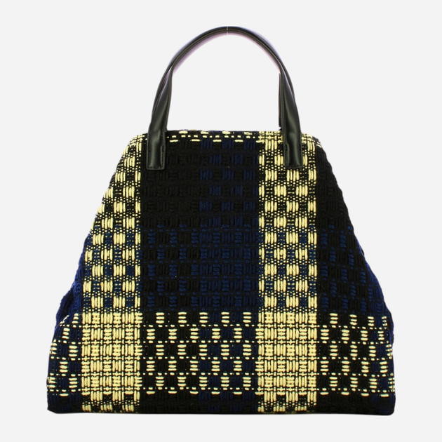 Torba shopper damska duża Rebelle Checked Wire 1WRE84TX0160-A639 Czarna (800070310514) - obraz 2