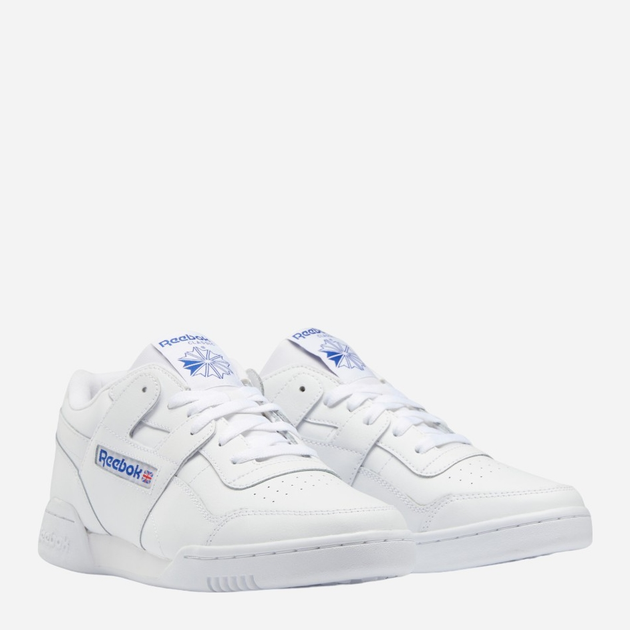 Sneakersy męskie do kostki Reebok Workout Plus 100025050 42 Białe (4065432057233) - obraz 2