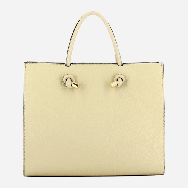 Torba shopper damska skórzana IUNTOO 168107-035 Beżowa (800070329022) - obraz 2