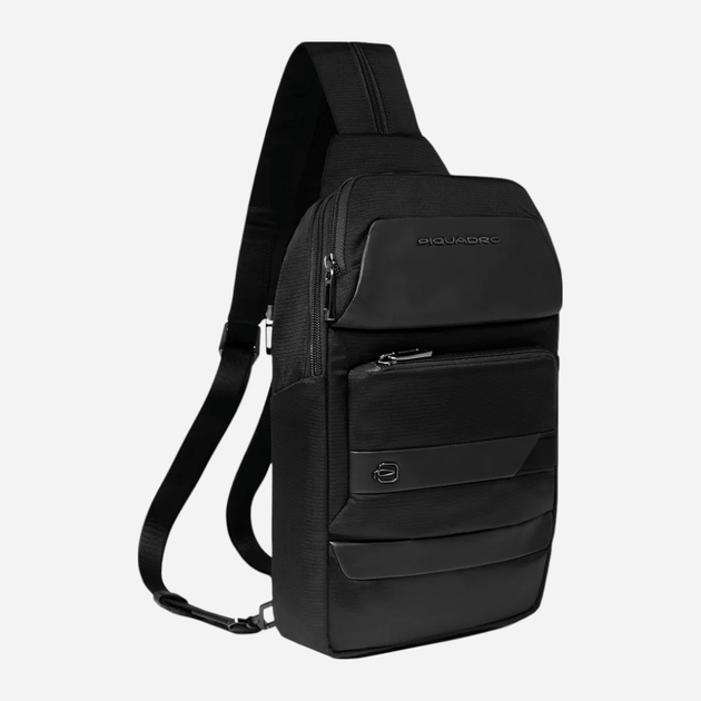 Сумка слінг чоловіча Piquadro CA6486W132/N Чорна (800070326319) - зображення 3