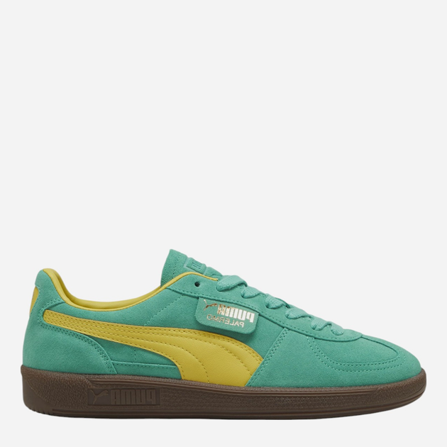 Sneakersy męskie do kostki Puma Palermo 39646318 39 (6UK) 25 cm Zielony/Żółty (4067979237444) - obraz 1