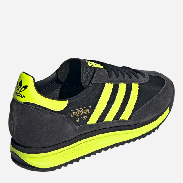 Чоловічі кросівки adidas SL72 RS IG4647 44.5 (10UK) 28.5 см Чорний/Жовтий (4067888546804) - зображення 4