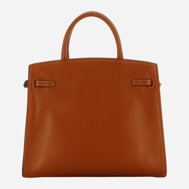 Torba shopper damska skórzana Guess Cristina HWCRCAL2206-COG Brązowa (800070289889) - obraz 2