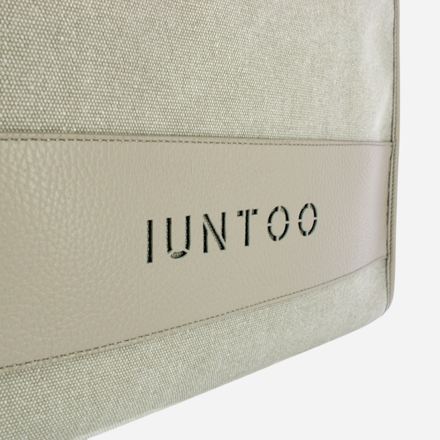 Torba shopper damska IUNTOO 125001-BEIGE-BEIGE Beżowa (800070303337) - obraz 5