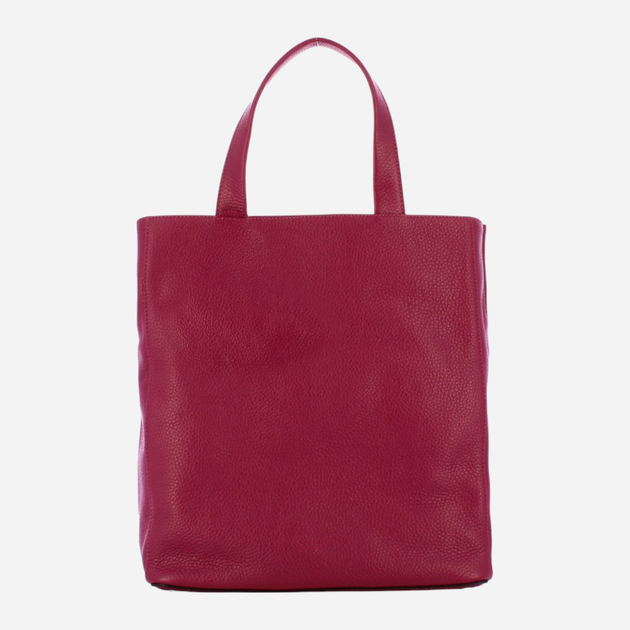 Torba shopper damska skórzana IUNTOO 168079-6029 Czerwona (800070307925) - obraz 2