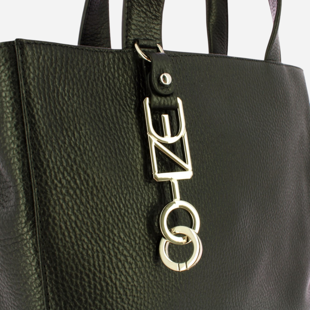 Torba shopper damska skórzana IUNTOO 168095-014 Czarna (800070318240) - obraz 6