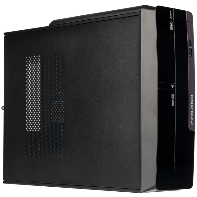 Корпус Prologix E106 Slim Black Door 400W - изображение 1
