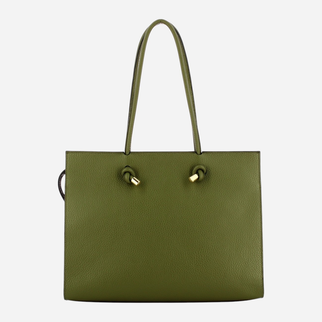 Torba shopper damska skórzana IUNTOO 168106-024 Zielona (800070329017) - obraz 2