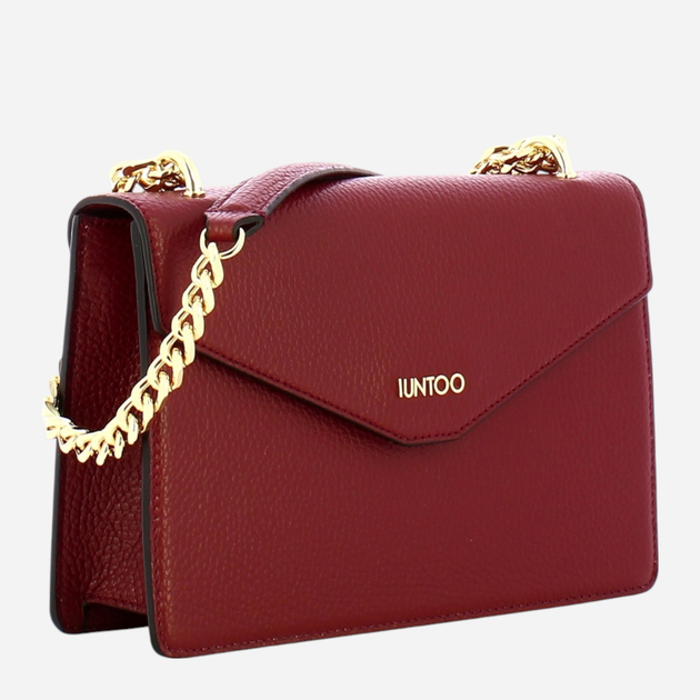 Torebka crossbody damska skórzana IUNTOO 168111-005 Czerwona (800070328992) - obraz 3