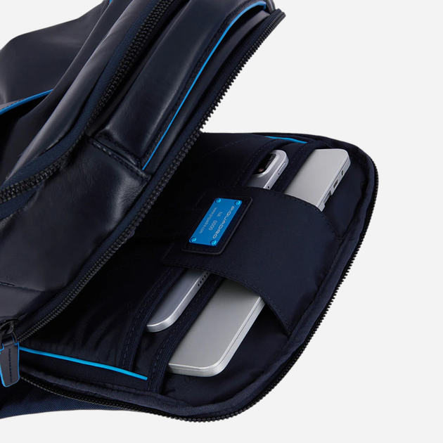 Plecak męski skórzany 14.5L Piquadro CA6289B2V/N Czarny (800070326723) - obraz 8