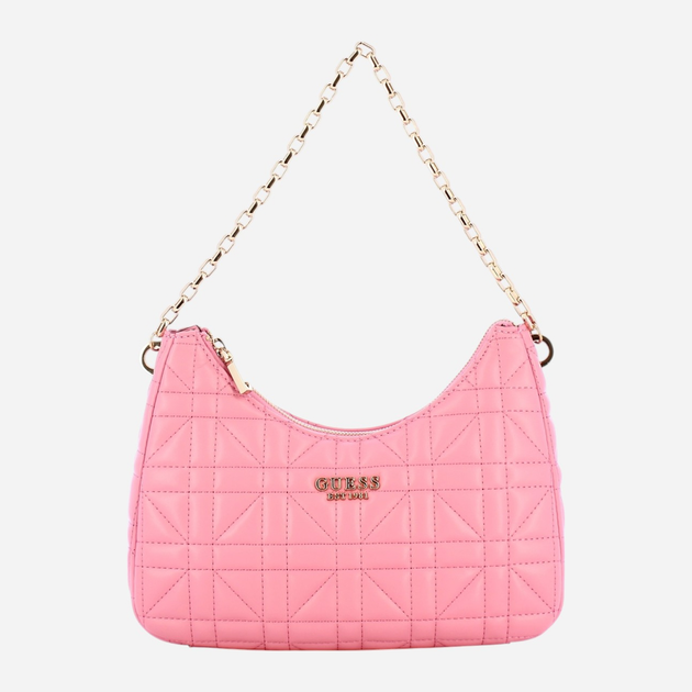 Сумка хобо жіноча середня Guess Assia HWQG8499180-PIN Рожева (800070326046) - зображення 1