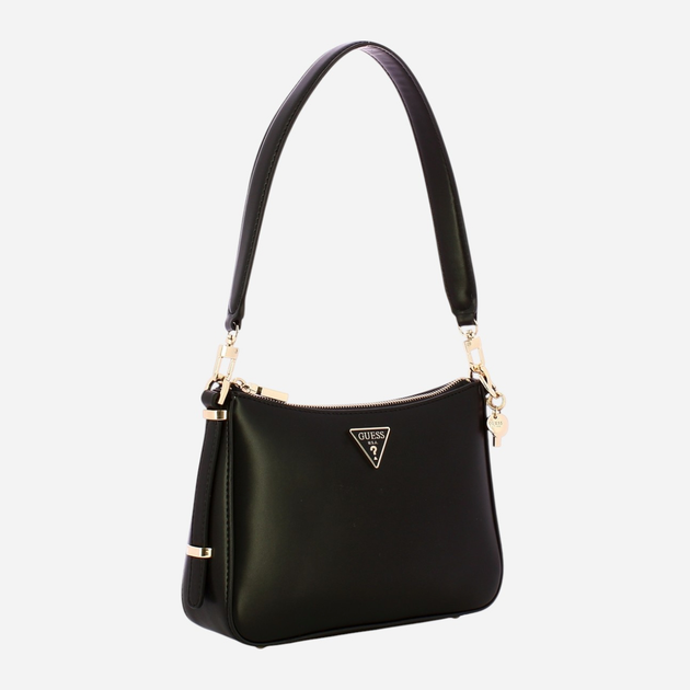 Сумка багет жіноча маленька Guess Daryna HWVG9493180-BLA Чорна (800070326161) - зображення 3