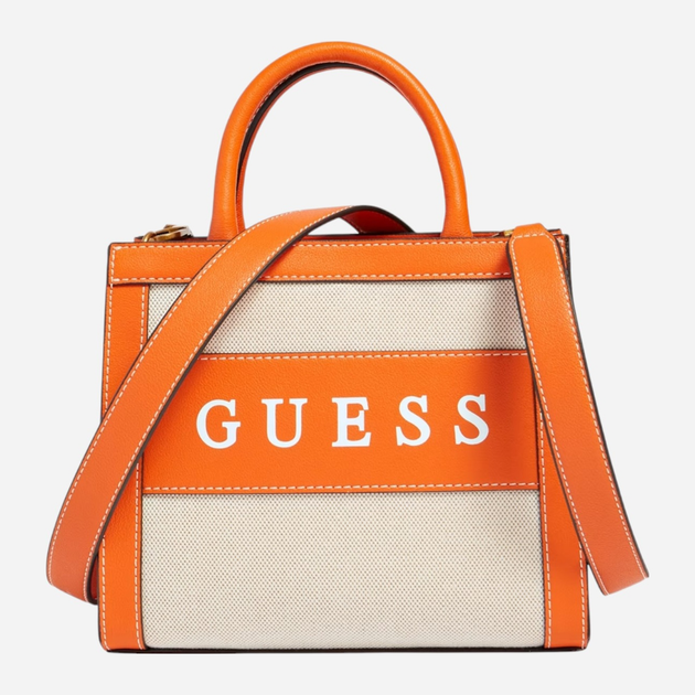 Сумка жіноча маленька Guess Salford HWWB8699760-NRO Помаранчева (800070318618) - зображення 1