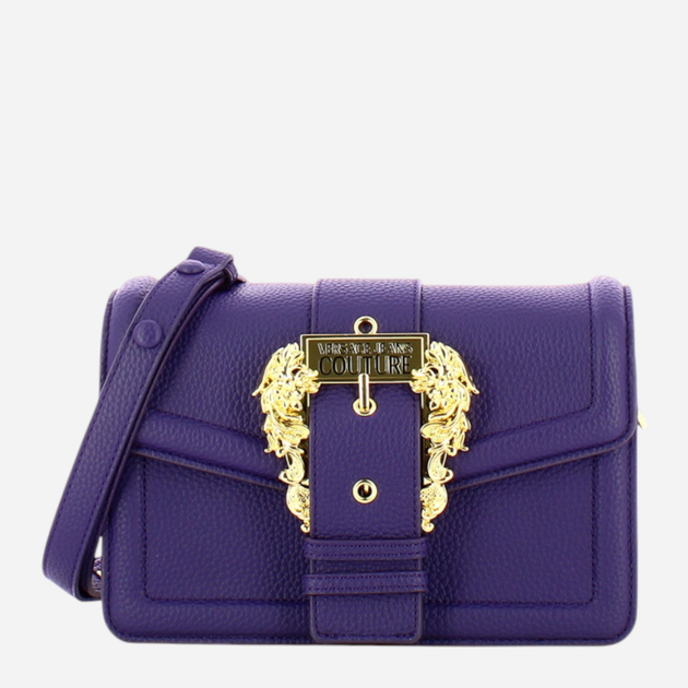 Torebka bagietka damska mała Versace Jeans 75VA4BF1ZS413308 Fioletowa (800070309999) - obraz 3
