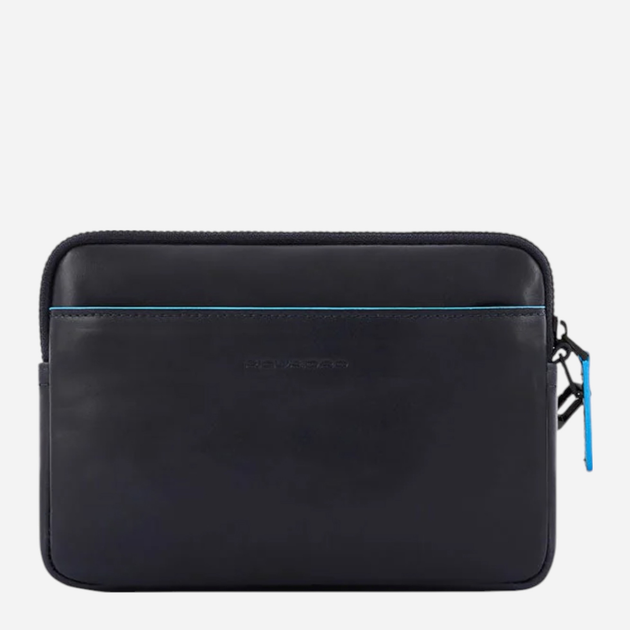 Сумка клатч чоловіча з натуральної шкіри Piquadro AC5946B2VR/BLU Синя (800070326718) - зображення 2