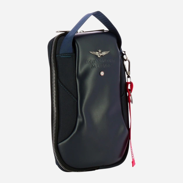Сумка слінг чоловіча Aeronautica Militare Bolt AM492-BL Темно-синя (800070307485) - зображення 3
