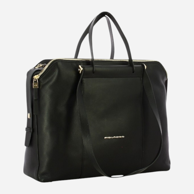 Torba aktówka damska skórzana Piquadro BD4574W92/N Czarna (800070281956) - obraz 3