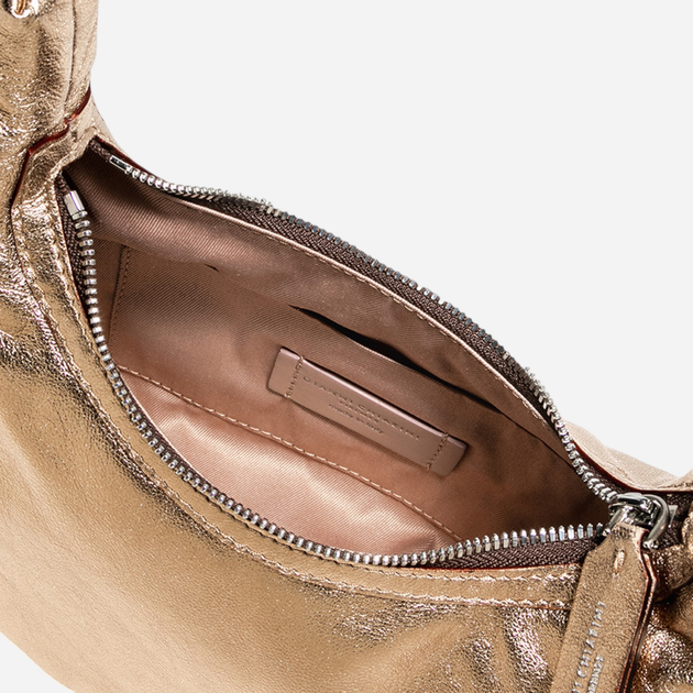 Сумка жіноча з натуральної шкіри середня Gianni Chiarini BS-10000-SOLLAM-448 Золотиста (800070302990) - зображення 5