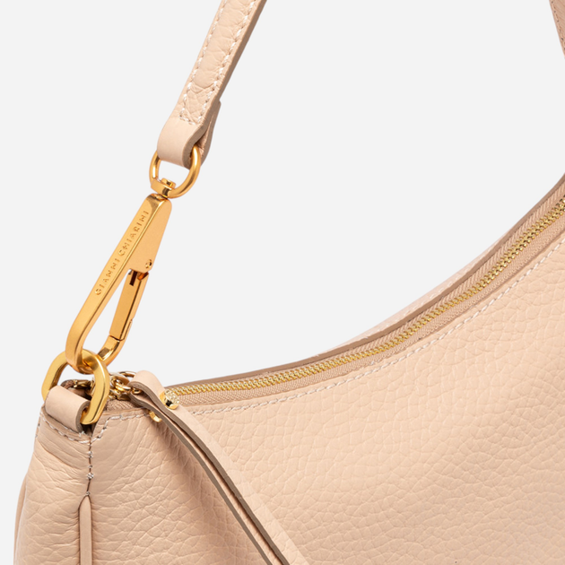 Сумка хобо жіноча з натуральної шкіри середня Gianni Chiarini BS-10491/24PE-TKL-2971 Бежева (800070314796) - зображення 4